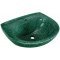 Умывальник Антей без перелива зеленый крап Лобненский стройфарфор