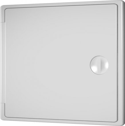 Люк-дверца ревизионная накладная с ручкой-задвижкой АБС 250х250 ЛТ2525П 14536