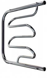 Полотенцесушитель водяной ТЕРА Фокстрот-Лиана 500х500 нар. резьба 1 (ПСВ-53-02)