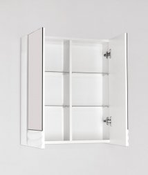 Зеркальный шкаф Style Line Вероника 60, Люкс белый